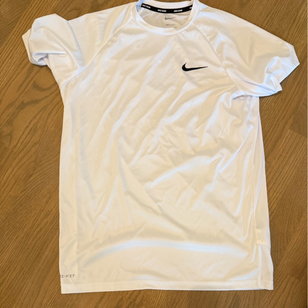 Nike White T-Shirt swim small